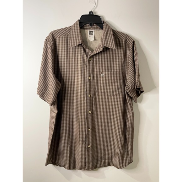 The North Face Men's Short Sleeve Button-Up‎ Shirt – Size Large – Outdoor Casual - Picture 1 of 9